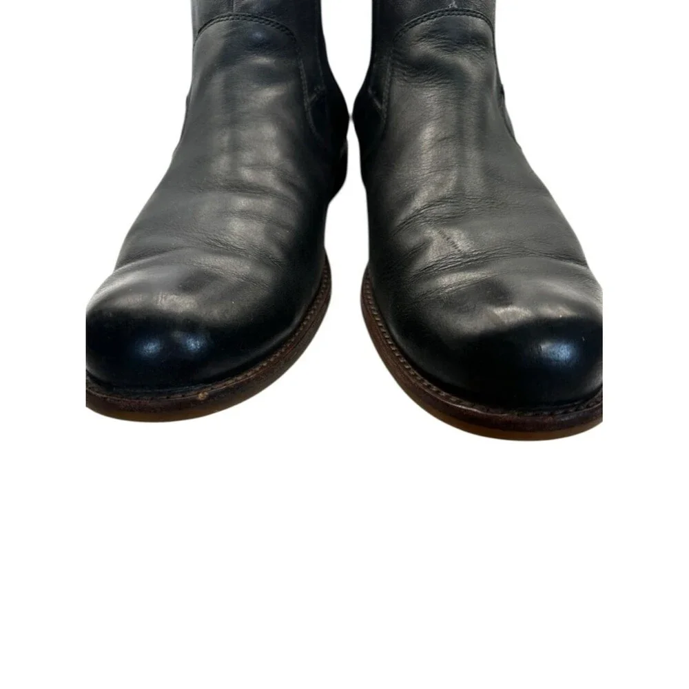 UGG Stevenson Chelsea Boots Mens 11.5 Black Leather Slip On Ankle Dress Casual